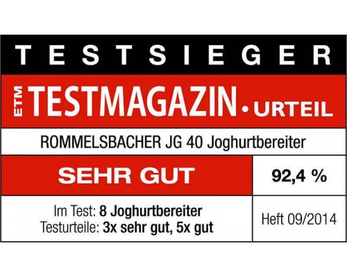 Йогуртниця Rommelsbacher JG 40