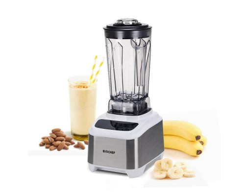 Блендер професійний BioChef Atlas Power Blender (Stainless Steel) - самий безшумний супер блендер, білий