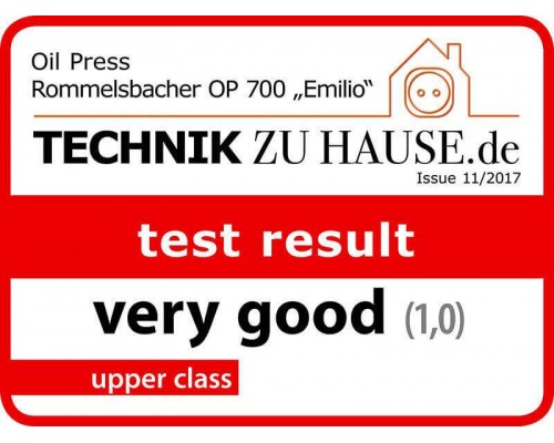 Олійний прес Rommelsbacher OP 700 Emilio (2 шнека)