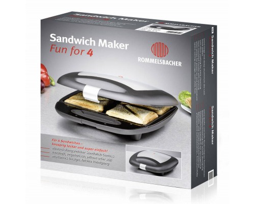 Сендвічниця Rommelsbacher ST 1410 Fun for 4