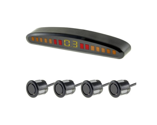 Комплект парктроніка Cyclone SL-4D black 