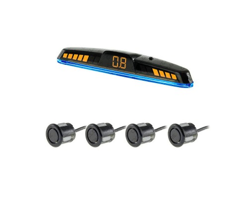 Комплект парктроніка Cyclone SJ-4D black 
