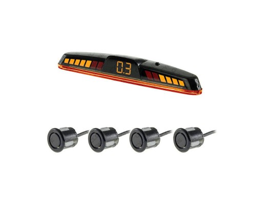 Комплект парктроніка Cyclone SJ-4D black 