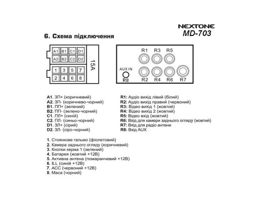 Автомагнітола Nextone MD-703 
