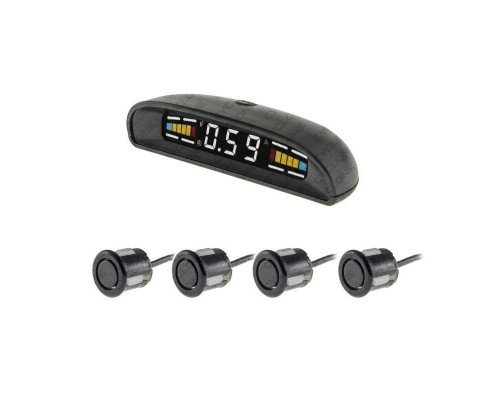 Комплект парктроніка Cyclone SQ-4D black 