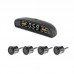 Комплект парктроніка Cyclone SQ-4D black 