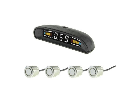Комплект парктроніка Cyclone SQ-4D silver 