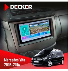 Штатна магнітола Mercedes-Benz Vito 2003-2014 Decker D10-009 4x64, DSP, 4G, 2k