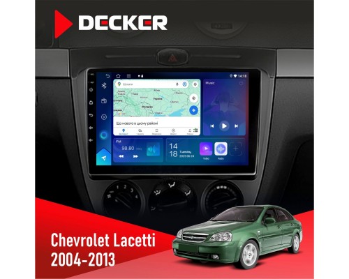 Штатна магнітола Chevrolet Lacetti 2004-2013 Decker D9-007 4x64 DSP 360 4G 