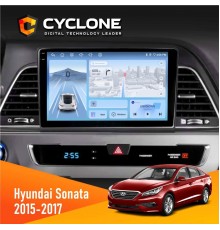 Штатна магнітола Hyundai Sonata 2015-2017 CAN Cyclone C9-012 4x64 DSP 4G