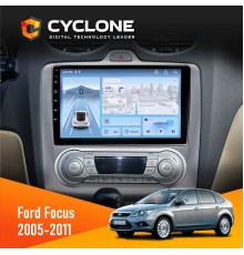 Штатна магнітола Ford Focus 2 2005-2011 Black Climate Cyclone C9-012 4x64 DSP 4G