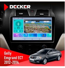 Штатна магнітола Gelly Emgrand EC7 2012-2014 Decker D10-009 4x64, DSP, 4G, 2k