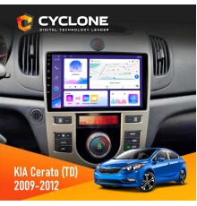 Штатна магнітола KIA Cerato (TD) 2009-2012 Climate Cyclone C9-011 4x64, DSP