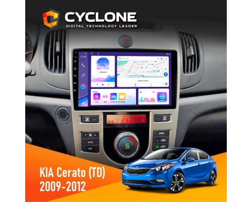 Штатна магнітола KIA Cerato (TD) 2009-2012 Climate Cyclone C9-011 4x64, DSP 