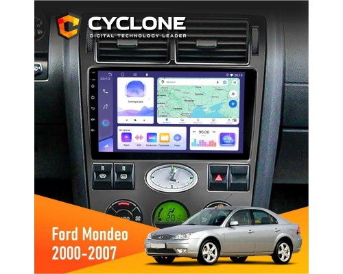 Штатна магнітола Ford Mondeo 2000-2007 Cyclone C9-011 4x64, DSP 