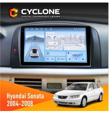 Штатна магнітола Hyundai Sonata (NF) 2004-2008 Cyclone C9-012 4x64 DSP 4G