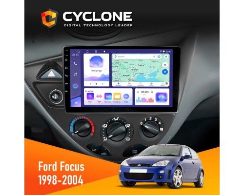 Штатна магнітола Ford Focus 1998-2004 Cyclone C9-011 4x64, DSP 