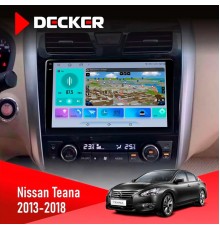 Штатна магнітола Nissan Teana 2013-2018 Decker D10-009 4x64, DSP, 4G, 2k