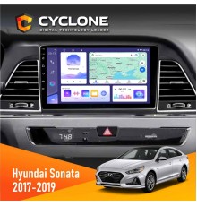 Штатна магнітола Hyundai Sonata 2017-2019 CAN Cyclone C9-011 4x64, DSP