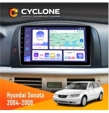 Штатна магнітола Hyundai Sonata (NF) 2004-2008 Cyclone C9-011 4x64, DSP