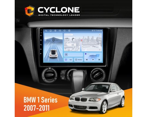 Штатна магнітола BMW 1 Series 2007-2011 Cyclone C9-012 4x64 DSP 4G 