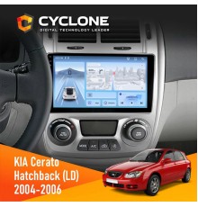 Штатна магнітола KIA Cerato 2004-2006 Climate Cyclone C9-012 4x64 DSP 4G