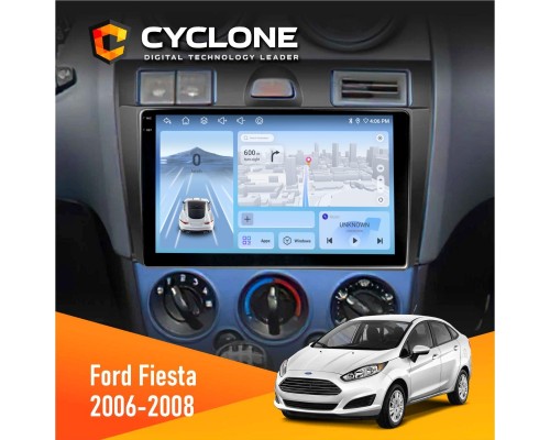 Штатна магнітола Ford Fiesta 2006-2008 Cyclone C9-012 4x64 DSP 4G 