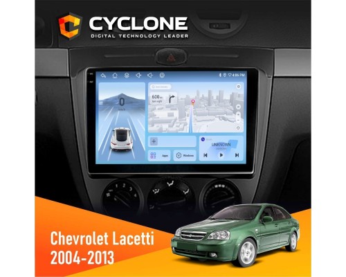 Штатна магнітола Chevrolet Lacetti 2004-2013 Cyclone C9-012 4x64 DSP 4G 