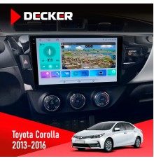 Штатна магнітола Toyota Corolla 2013-2016 Decker D10-009 4x64, DSP, 4G, 2k