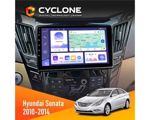 Штатна магнітола Hyundai Sonata (YF) 2010-2014 CAN Cyclone C9-011 4x64, DSP 