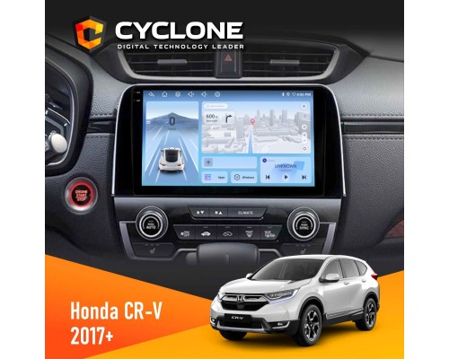 Штатна магнітола Honda CR-V 2017 Cyclone C9-012 4x64 DSP 4G 