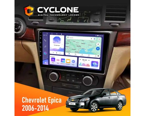 Штатна магнітола Chevrolet Epica 2006-2014 Cyclone C9-011 4x64, DSP 
