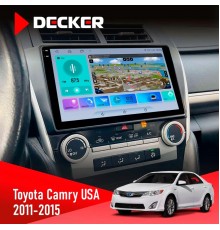 Штатна магнітола Toyota Camry 2011-2015 USA Decker D10-009 4x64, DSP, 4G, 2k