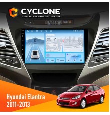 Штатна магнітола Hyundai Elantra 2011-2013 Cyclone C9-012 4x64 DSP 4G