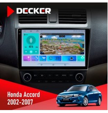 Штатна магнітола Honda Accord 2002-2007 Decker D10-009 4x64, DSP, 4G, 2k