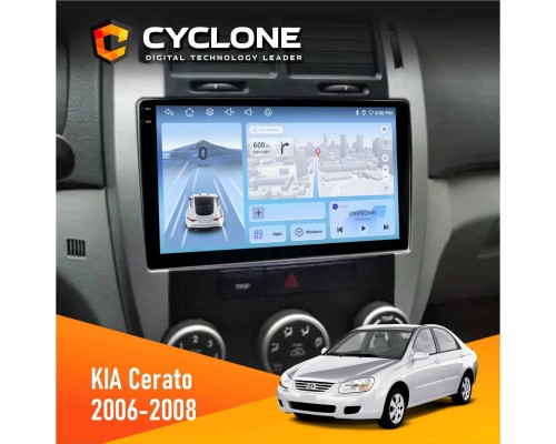 Штатна магнітола KIA Cerato 2006-2008 Conditioner Cyclone C9-012 4x64 DSP 4G 