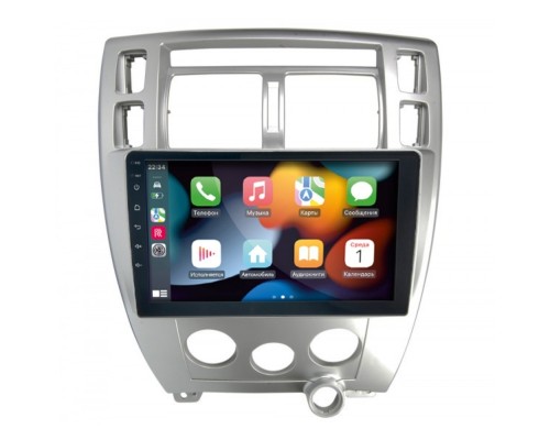 Штатна магнітола Hyundai Tucson 2005-2010 Decker D10-009 4x64, DSP, 4G, 2k 