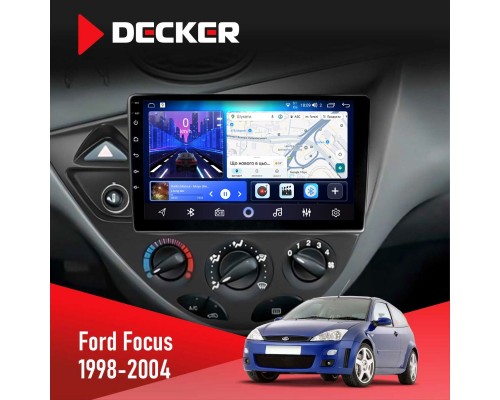 Штатна магнітола Ford Focus 1998-2004 Decker D9-006 4x64, 4G 