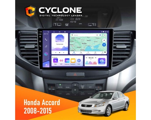 Штатна магнітола Honda Accord 8 2008-2015 Cyclone C9-011 4x64, DSP 