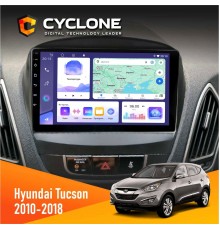 Штатна магнітола Hyundai Tucson 2010-2018 Cyclone C9-011 4x64, DSP