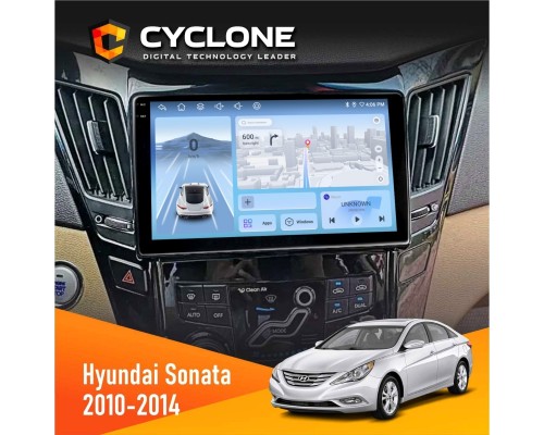 Штатна магнітола Hyundai Sonata (YF) 2010-2014 CAN Cyclone C9-012 4x64 DSP 4G 