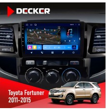 Штатна магнітола Toyota Fortuner 2011-2015 Decker D9-008 8x128 DSP 4G