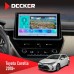 Штатна магнітола Toyota Corolla 2018 Decker D10-009 4x64, DSP, 4G, 2k 