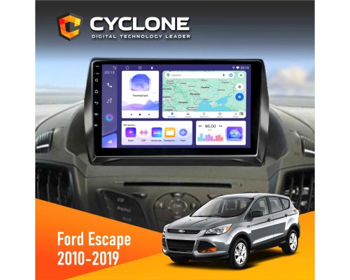 Штатна магнітола Ford Escape 2012-2019 Cyclone C9-011 4x64, DSP 