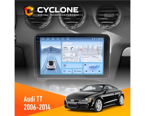 Штатна магнітола Audi TT 2006-2014 Cyclone C9-012 4x64 DSP 4G 