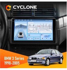 Штатна магнітола BMW 3 Series (E46) 1998-2005 Радіо модуль Cyclone C9-012 4x64 DSP 4G