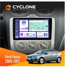 Штатна магнітола Ford Focus 2 2005-2011 Cyclone C9-011 4x64, DSP