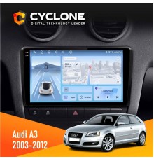 Штатна магнітола Audi A3 2003-2012 Cyclone C9-012 4x64 DSP 4G