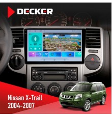 Штатна магнітола Nissan X-Trail 2004-2007 Decker D10-009 4x64, DSP, 4G, 2k