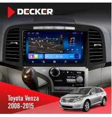 Штатна магнітола Toyota Venza 2008-2015 Decker D9-008 8x128 DSP 4G